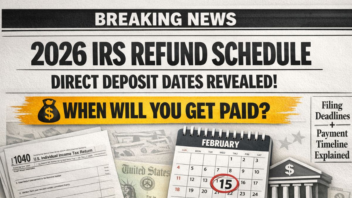 2026 IRS Tax Refund Schedule