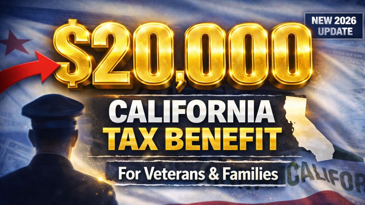 California Introduces New $20,000 Tax Benefit