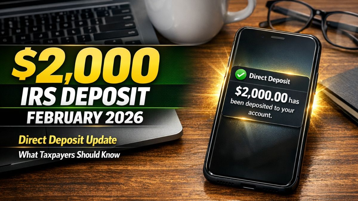 IRS $2000 Direct Deposit for February 2026: What Taxpayers Should Know